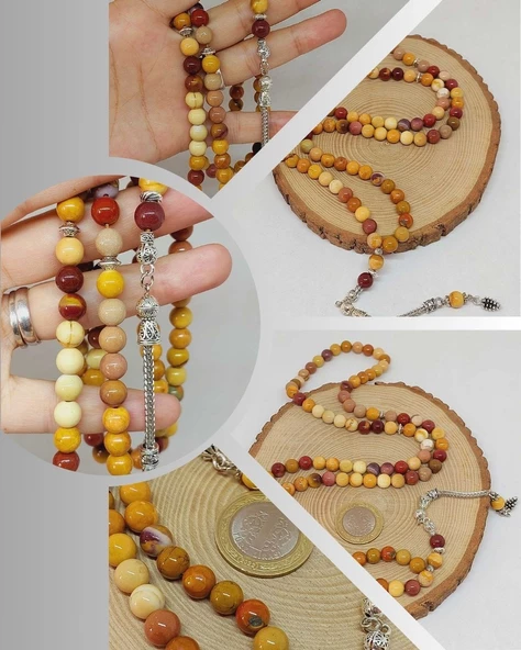 Jasper Taşı 99luk Tesbih 8mm (9805) ürün görseli 1