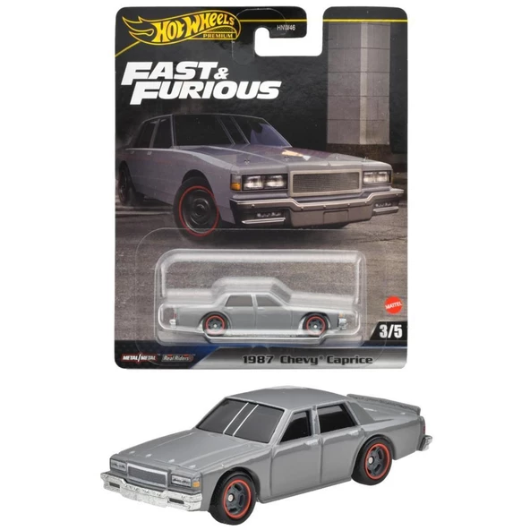 Hot Wheels Fast-Furious Premium Araba 1987 CHEVY CAPRİCE HNW46-HRT98 ürün görseli 1