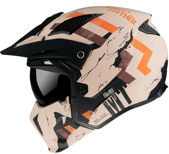 MT STREETFIGHTER A14 SKUL - Resim 2