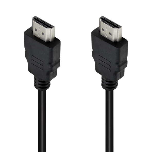 Ayt Plastik Düz Siyah HDMI Kablo 50 Cm Uydu Cihazu Tv Arası Görüntü Kablosu ürün görseli 1