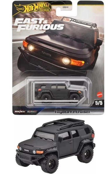 Hot Wheels Fast-Furious Premium Araba TOYOTA FJ CRUISER HNW46-HRT99 ürün görseli 1