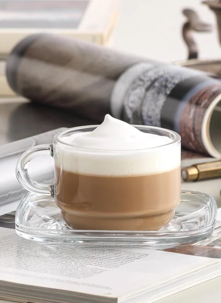 Lav cozy çay nescafe fincanı takımı - 12 parça çay kahve fincanı seti ürün görseli 1