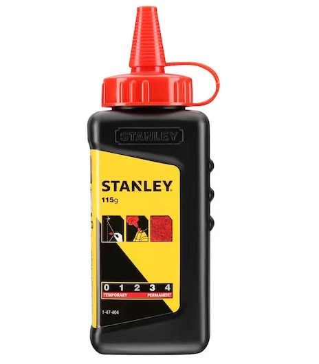 Stanley 147404 115gr Çizim İpi Boyası Kırmızı 1-47-404 ürün görseli 1