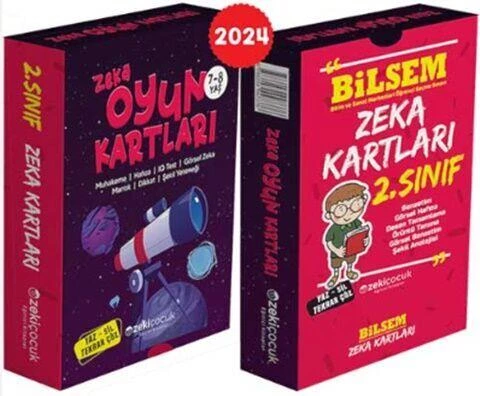 2. Sınıf Bilsem Zeka Kartları Zeki Çocuk ürün görseli 1