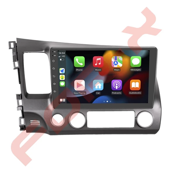 OTO TABLET ÇERÇEVE HONDA CIVIC (FD6) 2006-2012 10,1" GÜMÜŞ TAC-050 ürün görseli 1