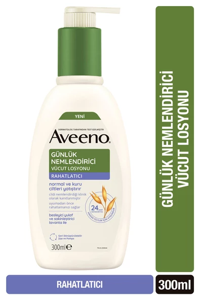 Aveeno Günlük Nemlendirici Vücut Losyonu Lavanta 300 ml ürün görseli 1