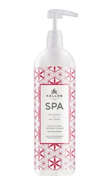 Kallos Cosmetics Spa Gül Özü Ekstraktlı Ve A Vitaminli Güzelleştirici Duş Kremi 1000ml ürün görseli 1