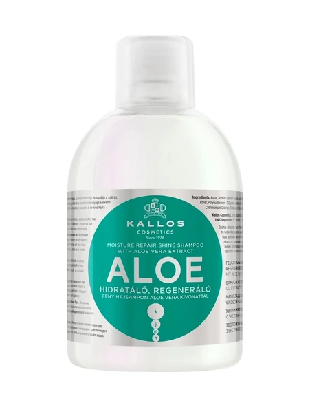 Kallos Cosmetics Aloe  Kuru Ve Yıpranmış Saçlar Için Aloe Vera Özlü Nem Terapisi Ve Işıltı Verici Şampuan ürün görseli 1