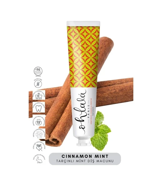 OHLALA Cinnamon Mint (Tarçın-Nane) Diş Macunu 75ml - Resim 2
