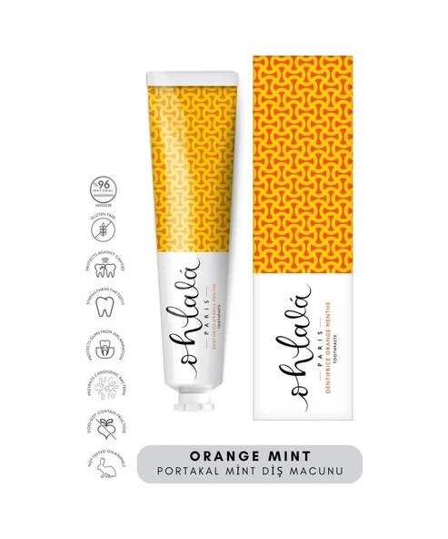 OHLALA Orange Mint (Portakal-Nane) Diş Macunu 75ml ürün görseli 1