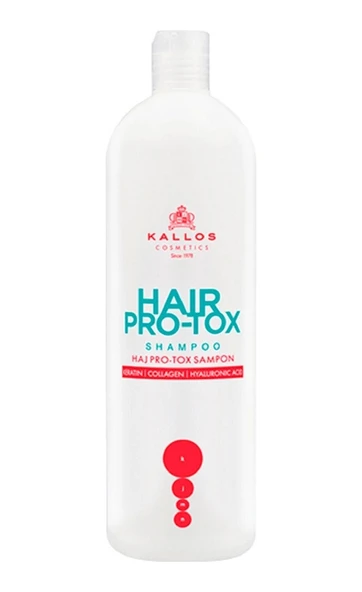 Kallos Cosmetics Hair Pro-tox 1000ml Keratin, Kolajen Ve Hyaluronik Asitli Şampuan ürün görseli 1