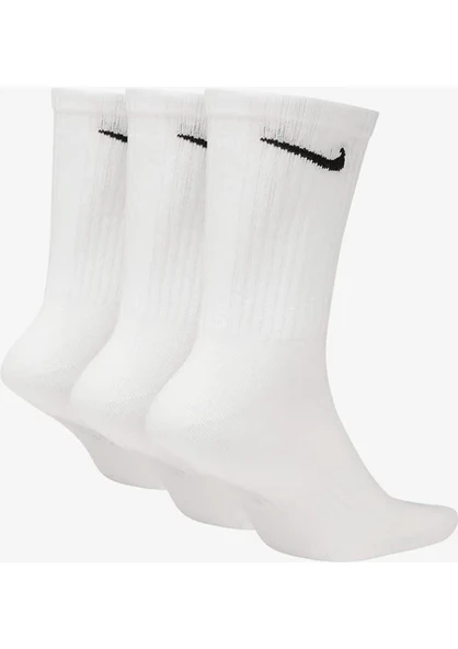 Nike Everyday Cush 3Lü Beyaz Antrenman Çorap Sx7664-100 ürün görseli 1