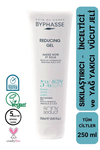 BYPHASSE Sıkılaştırıcı İnceltici ve Yağ Yakıcı Vücut Jeli 250ml ürün görseli 1