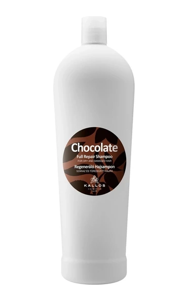 Kallos Cosmetics Chocolate 1000ml Kuru Ve Hasarlı Saçlar Için Tam Onarım Şampuanı ürün görseli 1