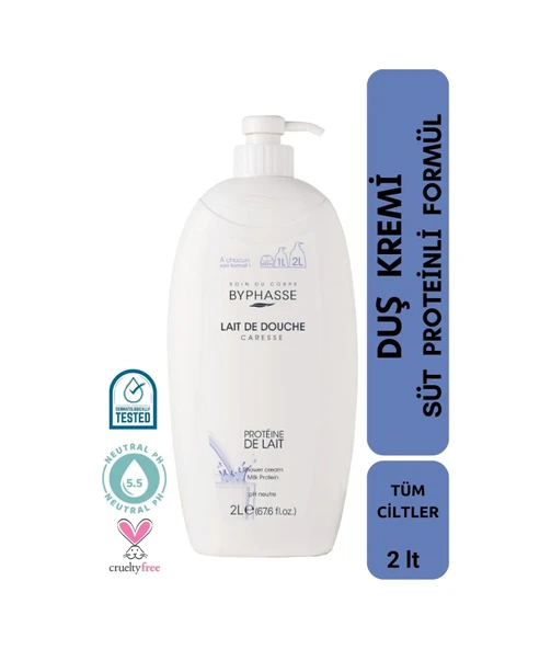 BYPHASSE Caresse Süt Proteini Özlü Duş Kremi 2000ml ürün görseli 1