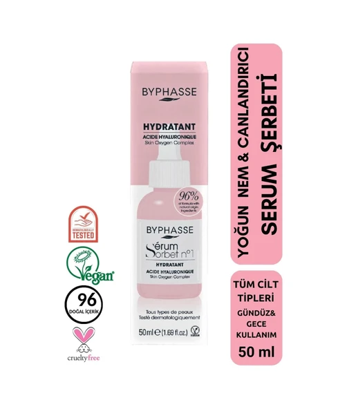 BYPHASSE Yoğun Nemlendirici ve Canlandırıcı Serum Şerbeti 50ml ürün görseli 1