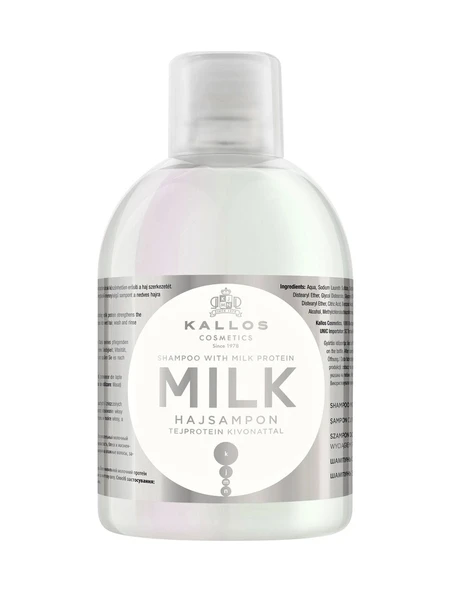 Kallos Cosmetics Milk 1000ml Süt Proteinli Şampuan ürün görseli 1