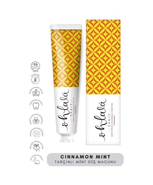 OHLALA Cinnamon Mint (Tarçın-Nane) Diş Macunu 75ml ürün görseli 1