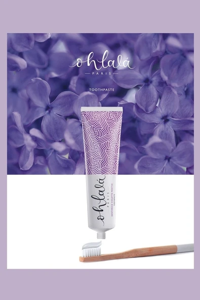 OHLALA Violet Mint (Menekşe-Nane)Diş Macunu 15ml - Resim 5