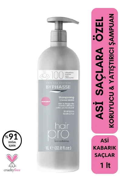 BYPHASSE Hair Pro Asi Saçlara Özel Koruyucu ve Yatıştırıcı Şampuan 1000ml ürün görseli 1