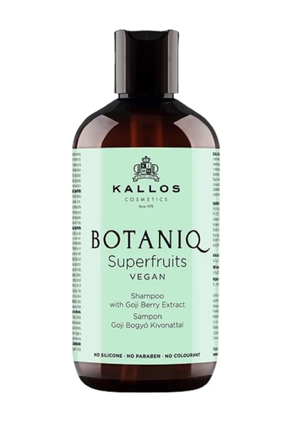 Kallos Cosmetics Botaniq Süperfruits Meyve Kompleksli Canlandırıcı Vegan Şampuan 300ml ürün görseli 1