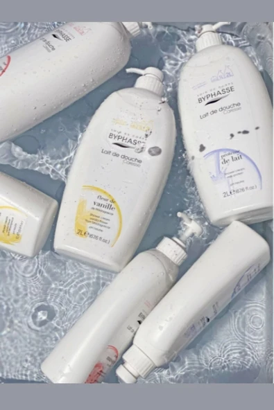 BYPHASSE Caresse Süt Proteini Özlü Duş Kremi 1000ml - Resim 5