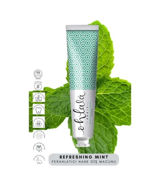 OHLALA Refreshing Mint Diş Macunu 75ml - Resim 2