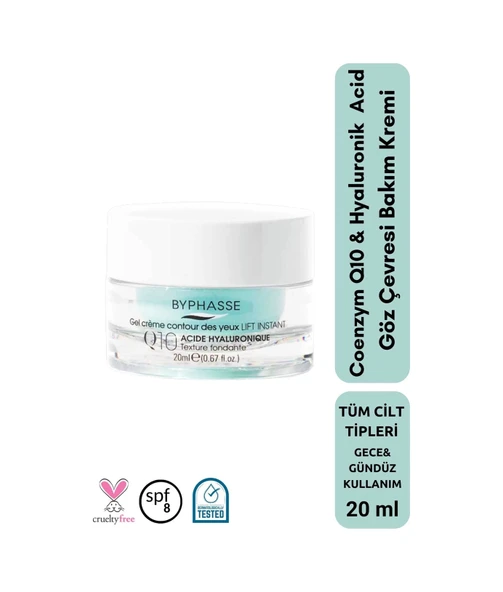 BYPHASSE Coenzym-Q10 Yaşlanma Karşıtı ve Toparlayıcı Göz Kremi 20ml ürün görseli 1