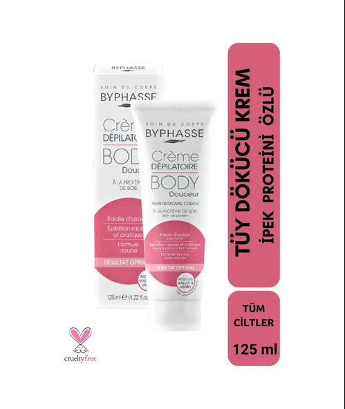 BYPHASSE Tüy Dökücü Krem İpek Proteini Özlü 125ml ürün görseli 1