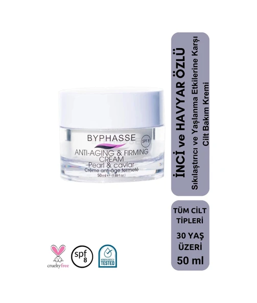 BYPHASSE Anti-Aging Pro40 Yaşlanma Karşıtı İnci ve Havyar Özlü Krem 50ml ürün görseli 1