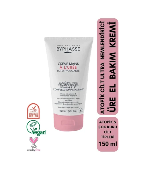 BYPHASSE Atopik Cilt Ultra Nemlendirici El Kremi 150ml ürün görseli 1