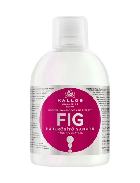 Kallos Cosmetics Fig Booster 1000ml Incir Özlü Güçlendirici Şampuan ürün görseli 1