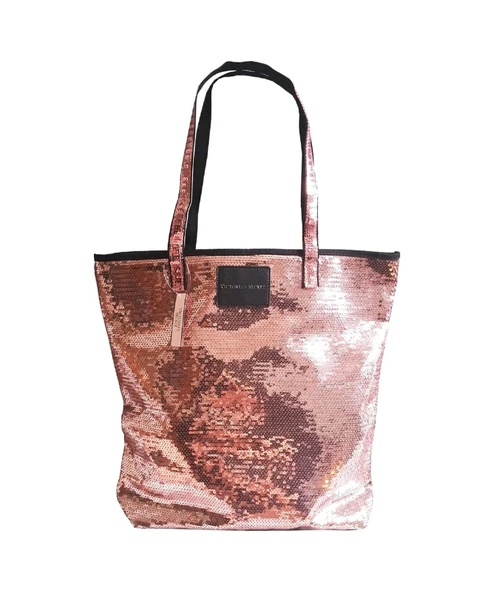 Victoria's Secret VS Pembe Full Payet Tote Çanta ürün görseli 1
