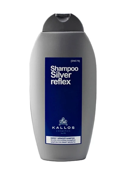 Kallos Cosmetics Silver Reflex Sarı Ve Gri Saçlar Için Turunculaşma Önleyici Gümüş Şampuan 350ml ürün görseli 1