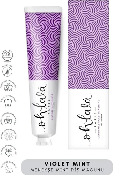 OHLALA Violet Mint (Menekşe-Nane) Diş Macunu 75ml ürün görseli 1