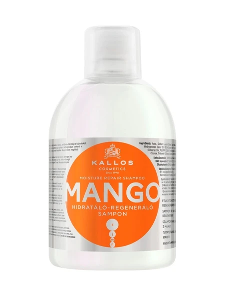 Kallos Cosmetics Mango Nem Terapisi Ve Yenileyici Şampuan 1000 ml ürün görseli 1