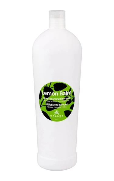 Kallos Cosmetics Lemon Balm 1000ml Ince Telli Ve Yağlı Saçlar Için Limon Özlü Derin Temizleyici Şampuan ürün görseli 1