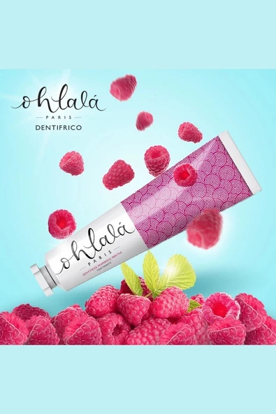 OHLALA Raspberry Mint (Ahududu-Nane) Diş Macunu 15ml - Resim 4