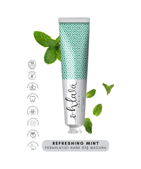 OHLALA Refreshing Mint Diş Macunu 75ml - Resim 3