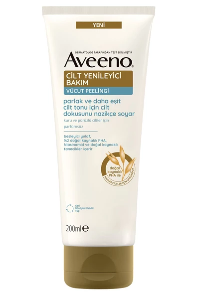 Aveeno Skin Renewal Cilt Yenileyici Vücut Peelingi 200 ml ürün görseli 1