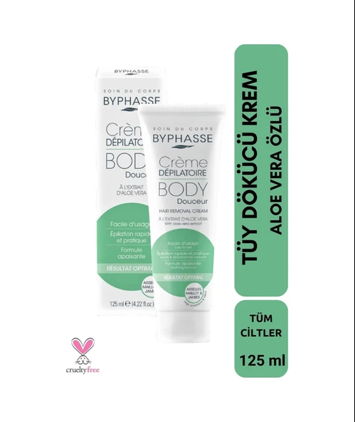 BYPHASSE Tüy Dökücü Krem Aloe Vera Özlü 125ml ürün görseli 1