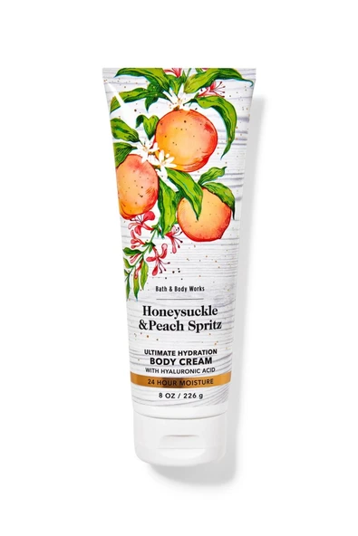 Bath & Body Works Honeysuckle & Peach Spritz Yoğun Nemlendirici Vücut Kremi 226gr ürün görseli 1