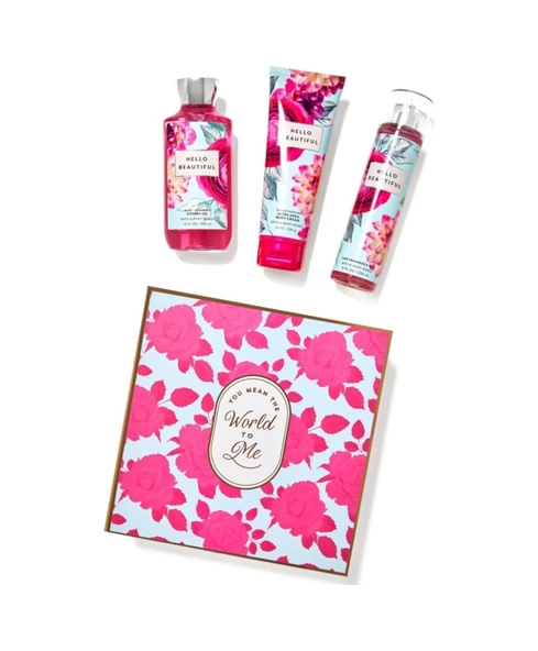 Bath & Body Works Hello Beautiful Hediye Kutusu Seti ürün görseli 1