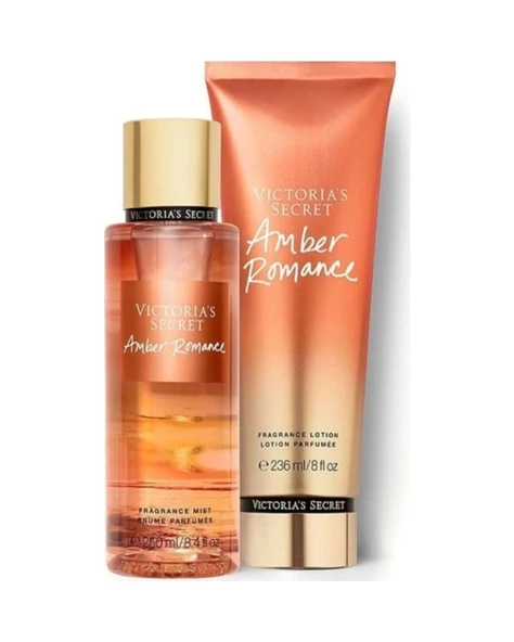Victoria's Secret Amber Romance Vücut Spreyi,vücut Losyonu 2 Li Set ürün görseli 1