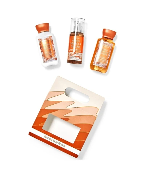 Bath & Body Works Warm Vanilla Sugar Mini Hediye Seti ürün görseli 1