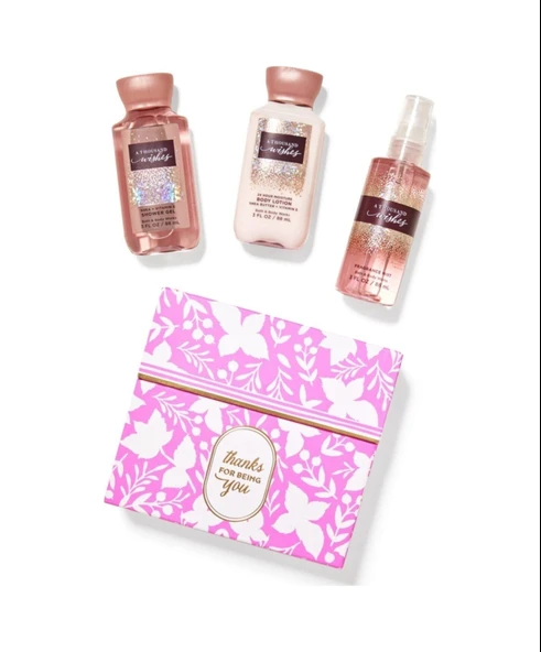 Bath & Body Works A Thousand Wishes Seyahat Boy Hediye Seti ürün görseli 1