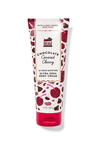 Bath & Body Works Chocolate Covered Cherry Shea Içeren Vücut Kremi 226gr ürün görseli 1