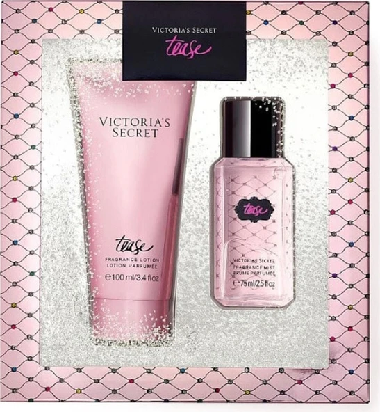 Victoria's Secret Tease 75 Ml Vücut Spreyi + 100 Ml Vücut Losyonu Hediye Seti ürün görseli 1