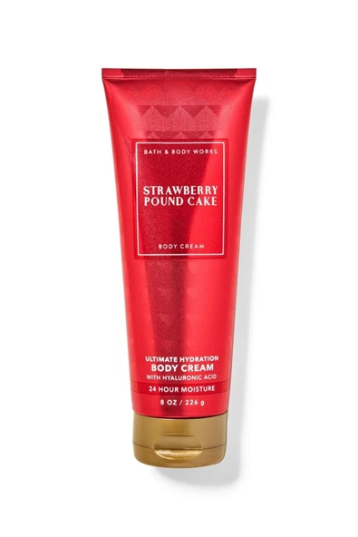 Bath & Body Works Strawberry Pound Cake Yoğun Nemlendirici Vücut Kremi 226gr ürün görseli 1