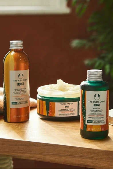 The Body Shop Boost Whipped Vücut Kremi - Resim 3